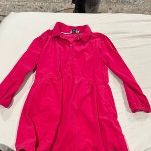 Vineyard Vines Fuchsia Long-Sleeve Dress
